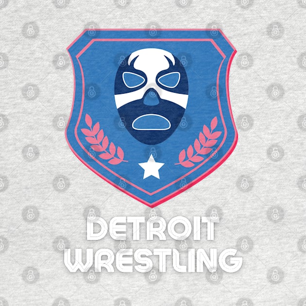 Detroit Wrestling "Shocking Blue" by DDT Shirts